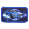 Пенал ЮНЛАНДИЯ, 2 отделения, полиэстер, 19x11 см, "Fast car", 270369 по низкой цене оптом 