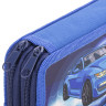 Пенал ЮНЛАНДИЯ, 2 отделения, полиэстер, 19x11 см, "Fast car", 270369 по низкой цене оптом 