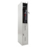 Шкаф металлический для одежды BRABIX "LK 12-30", УСИЛЕННЫЙ, 2 секции, 1830х300х500 мм, 18 кг, 291133, S230BR421102 по низкой цене оптом 