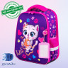 Ранец BRAUBERG FIT, 2 отделения, "Playing kitty", 3D-панель, 38х27х14 см, 270615 по низкой цене оптом 