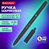 Ручка шариковая масляная BRAUBERG "BLACK PEN", СИНЯЯ, игольчатый узел 0,7 мм, линия письма 0,35 мм, 144325 по низкой цене оптом 