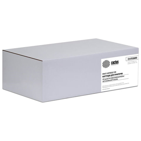 Картридж лазерный CACTUS (CS-CF226XD) для HP LaserJet M402d/426dw, комплект 2 шт., ресурс 2х9000 стр. по низкой цене оптом 