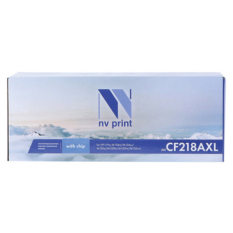 Картридж лазерный NV PRINT (NV-CF218AXL) для HP M104a / M104w / M132fn / M132nw, ресурс 3500 страниц по низкой цене оптом 