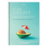 Тетрадь А4, 80 л., BRAUBERG, гребень, клетка, обложка картон, "Dream", 404049 по низкой цене оптом 