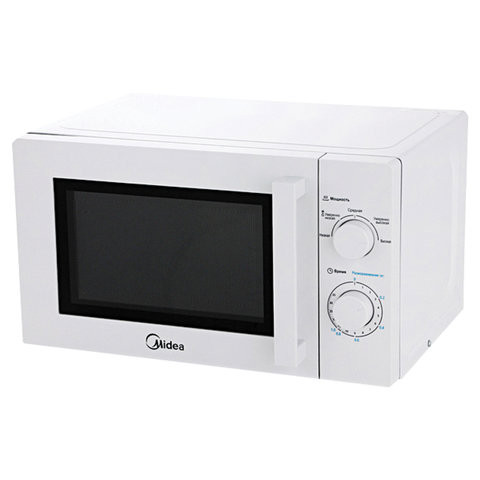 Микроволновая печь MIDEA MM720CY6-W объем 20 л, мощность 700 Вт, механическое управление, белая по низкой цене оптом 