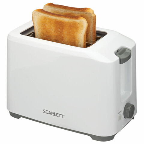Тостер SCARLETT SC-TM11019, 700 Вт, 2 тоста, 7 режимов, пластик, белый по низкой цене оптом 