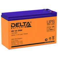 Аккумуляторная батарея для ИБП любых торговых марок, 12В, 9Ач, 151х65х94мм, DELTA, HR, HR 12-34 W