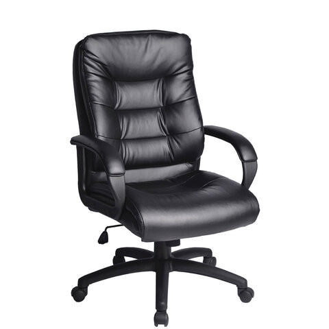 Кресло офисное BRABIX "Supreme EX-503", экокожа, черное, 530873 по низкой цене оптом Краснодар, Москва, Уфа, Казань, Барнаул, Владивосток, Хабаровск, Сахалин, Красноярск, Екатеренбург, 