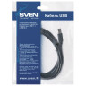 Кабель USB 2.0 AM-BM, 1,8 м, SVEN, для подключения принтеров, МФУ и периферии, SV-015510 по низкой цене оптом 
