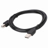 Кабель USB 2.0 AM-BM, 1,5 м, SONNEN, медь, для подключения периферии, черный, 513118 по низкой цене оптом Краснодар, Москва, Уфа, Казань, Барнаул, Владивосток, Хабаровск, Сахалин, Красноярск, Екатеренбург, 