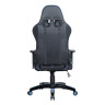 Кресло компьютерное BRABIX "GT Carbon GM-120", две подушки, экокожа, черное/синее, 531930 по низкой цене оптом 