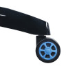 Кресло компьютерное BRABIX "GT Carbon GM-120", две подушки, экокожа, черное/синее, 531930 по низкой цене оптом 