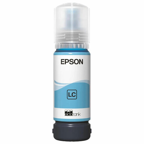 Чернила EPSON 108 (C13T09C54A) для СНПЧ EPSON L8050 /L8100 /L18050, светло-голубые, ОРИГИНАЛЬНЫЕ по низкой цене оптом 