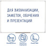 Доска магнитно-маркерная 45х60 см, ПВХ рамка, ГАРАНТИЯ 10 ЛЕТ, РОССИЯ, STAFF, 236157 по низкой цене оптом 