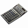 Калькулятор настольный металлический STAFF STF-7712-GOLD (179х107 мм), 12 разрядов, двойное питание, блистер, 250306 по низкой цене оптом 