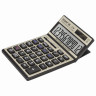 Калькулятор настольный металлический STAFF STF-7712-GOLD (179х107 мм), 12 разрядов, двойное питание, блистер, 250306 по низкой цене оптом 