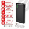 Аккумулятор внешний 20000 mAh SONNEN POWERBANK Q60P БЫСТРАЯ ЗАРЯДКА, 2USB, литий-полимерный, 263033 по низкой цене оптом 