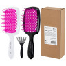 Расческа для волос массажная 20х8,5 см, НАБОР 2 шт. + щетка для чистки В ПОДАРОК, MONTE VITA (МОНТЕ ВИТА), 457434 по низкой цене оптом Расческа для волос массажная 20х8,5 см, НАБОР 2 шт. + щетка для чистки В ПОДАРОК, MONTE VITA (МОНТЕ ВИТА), 457434 по низкой цене оптом