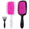 Расческа для волос массажная 20х8,5 см, НАБОР 2 шт. + щетка для чистки В ПОДАРОК, MONTE VITA (МОНТЕ ВИТА), 457434 по низкой цене оптом Расческа для волос массажная 20х8,5 см, НАБОР 2 шт. + щетка для чистки В ПОДАРОК, MONTE VITA (МОНТЕ ВИТА), 457434 по низкой цене оптом