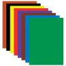 Цветная бумага, А4, мелованная (глянцевая), 8 листов 8 цветов, на скобе, ЮНЛАНДИЯ, 200х280 мм, "КОТИК МЯУ", 129550
