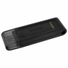 Флеш-диск 128GB KINGSTON DataTraveler 70, разъем Type-C 3.2, черный, DT70/128GB по низкой цене оптом Краснодар, Москва, Уфа, Казань, Барнаул, Владивосток, Хабаровск, Сахалин, Красноярск, Екатеренбург, 