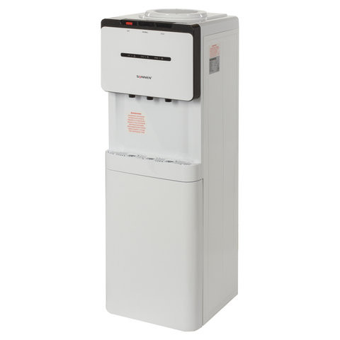 Кулер для воды SONNEN FSC-03F, напольный, НАГРЕВ/ОХЛАЖДЕНИЕ КОМПРЕССОРНОЕ, холодильник, 3 крана, 453980 по низкой цене оптом Краснодар, Москва, Уфа, Казань, Барнаул, Владивосток, Хабаровск, Сахалин, Красноярск, Екатеренбург, 