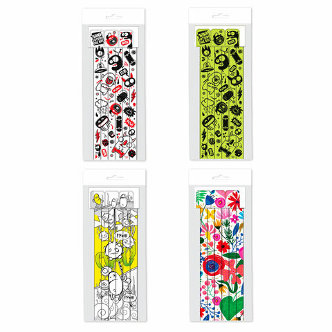 Закладки для книг с принтами САМОКЛЕЯЩИЕСЯ, КОМПЛЕКТ 6 шт., рисунки ассорти, 2921.АС/6 по низкой цене оптом Закладки для книг с принтами САМОКЛЕЯЩИЕСЯ, КОМПЛЕКТ 6 шт., рисунки ассорти, 2921.АС/6 по низкой цене оптом