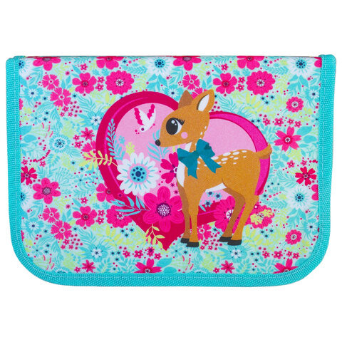 Пенал TIGER FAMILY (ТАЙГЕР), 1 отделение, "Бэмби", 20х14х4 см, TGCP18-B03E по низкой цене оптом 