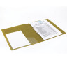 Папка на 2 кольцах BRAUBERG "Bronze silk", 25 мм, внутренний карман, бронза, до 170 листов, 0,7 мм, 227503 по низкой цене оптом 