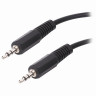 Кабель Jack 3.5 mm M-M, 1,5 м, SONNEN, для передачи стерео-аудио, черный, 513119 по низкой цене оптом 