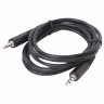 Кабель Jack 3.5 mm M-M, 1,5 м, SONNEN, для передачи стерео-аудио, черный, 513119 по низкой цене оптом 
