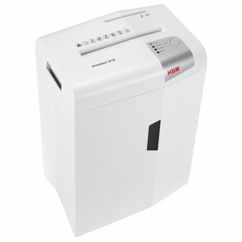 Уничтожитель (шредер) HSM SHREDSTAR X10-4.0x30, 4 уровень секретности, 4x30 мм, 10 листов, 20 литров, 1045111 по низкой цене оптом 