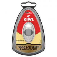 Губка для обуви KIWI "Express Shine", бесцветная, с дозатором, 644456