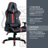 Кресло компьютерное BRABIX "GT Carbon GM-120", две подушки, экокожа, черное/красное, 531931 по низкой цене оптом 