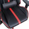 Кресло компьютерное BRABIX "GT Carbon GM-120", две подушки, экокожа, черное/красное, 531931 по низкой цене оптом 