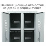 Шкаф металлический для одежды BRABIX "LK 21-50", 2 секции, 1830*500*500 мм, 29кг, 291379 по низкой цене оптом 