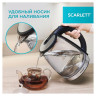 Чайник SCARLETT SC-EK27G103, 1,8л, 1800Вт, закрытый нагревательный элемент, стекло, ч по низкой цене оптом Краснодар, Москва, Уфа, Казань, Барнаул, Владивосток, Хабаровск, Сахалин, Красноярск, Екатеренбург, 