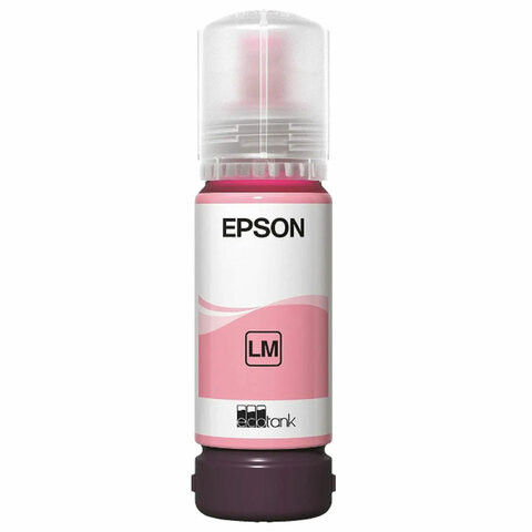 Чернила EPSON 108 (C13T09C64A) для СНПЧ EPSON L8050 /L8100 /L18050, светло-пурпурные, ОРИГИНАЛЬНЫЕ по низкой цене оптом 