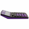 Калькулятор настольный BRAUBERG EXTRA COLOR-12-BKPR (206x155 мм),12 разрядов, двойное питание, ЧЕРНО-ФИОЛЕТОВЫЙ, 250480 по низкой цене оптом 