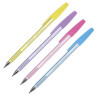 Ручка шариковая BRAUBERG "M-500 PASTEL", СИНЯЯ, корпус ассорти, узел 0,7 мм, линия письма 0,35 мм, 143450 по низкой цене оптом Краснодар, Москва, Уфа, Казань, Барнаул, Владивосток, Хабаровск, Сахалин, Красноярск, Екатеренбург, 