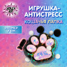 Игрушка-антистресс "КОШАЧЬЯ ЛАПКА С РЫБКОЙ", 7*6 см, черно-розовая, дисплей, JOLLY JOT (ДЖОЛЛИ ДЖОТ), 665773 по низкой цене оптом 