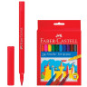 Фломастеры FABER-CASTELL, 24 цвета, смываемые, картонная упаковка, европодвес, 554224 по низкой цене оптом 