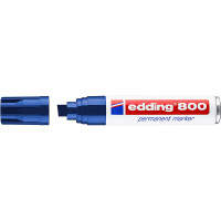 Маркер перманентный edding 800, скошенный наконечник, 4-12 мм Синий