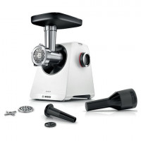 Мясорубка BOSCH MFWS420W, мощность 1900Вт, производ.2,5 кг/мин, металл. шнек, реверс,
