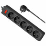 Сетевой фильтр DEFENDER ES, 5 розеток, 1,8 м, черный, 99484 по низкой цене оптом 