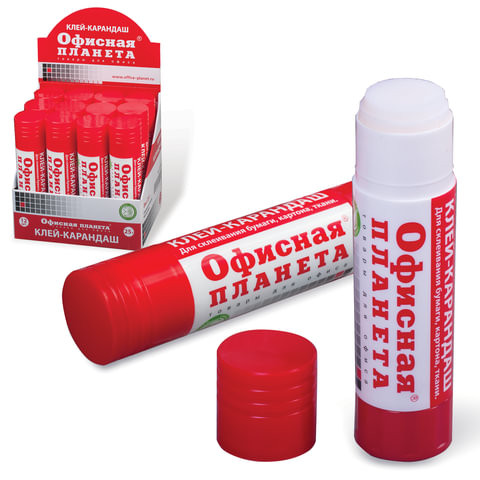 Клей-карандаш ОФИСНАЯ ПЛАНЕТА, 25 г, 222014 по низкой цене оптом 