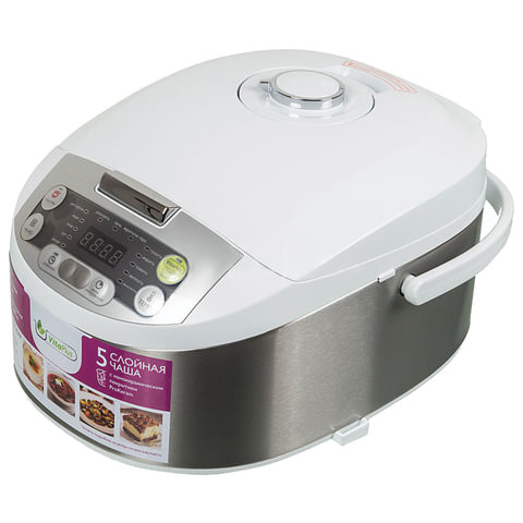 Мультиварка PHILIPS HD3136/03, 980 Вт, объем 4 л, 15 программ, 3D-нагрев, серая по низкой цене оптом 