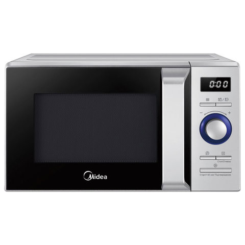 Микроволновая печь MIDEA AM820NN1-S объем 20 л, мощность 800 Вт, механическое управление, серебристая по низкой цене оптом 