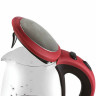 Чайник SCARLETT SC-EK27G49, 1,8 л, 2200 Вт, закрытый нагревательный элемент, стекло, красный по низкой цене оптом 