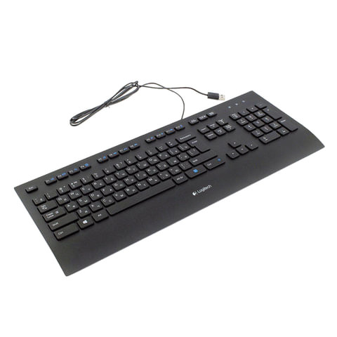Клавиатура проводная LOGITECH K280e, USB, 104 клавиши, черная, 920-005215 по низкой цене оптом Краснодар, Москва, Уфа, Казань, Барнаул, Владивосток, Хабаровск, Сахалин, Красноярск, Екатеренбург, 